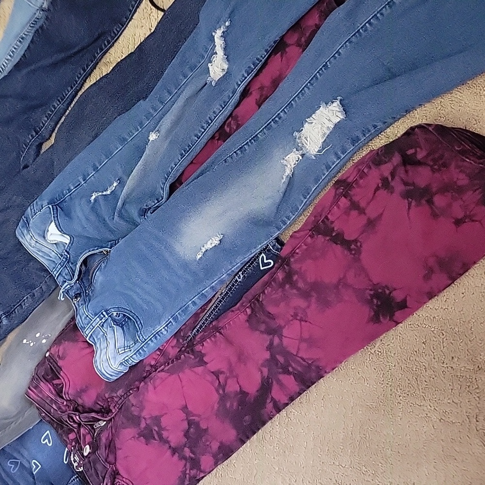 6 GIRLS Denim Jeans size 10!!! - Picture 2 of 9
